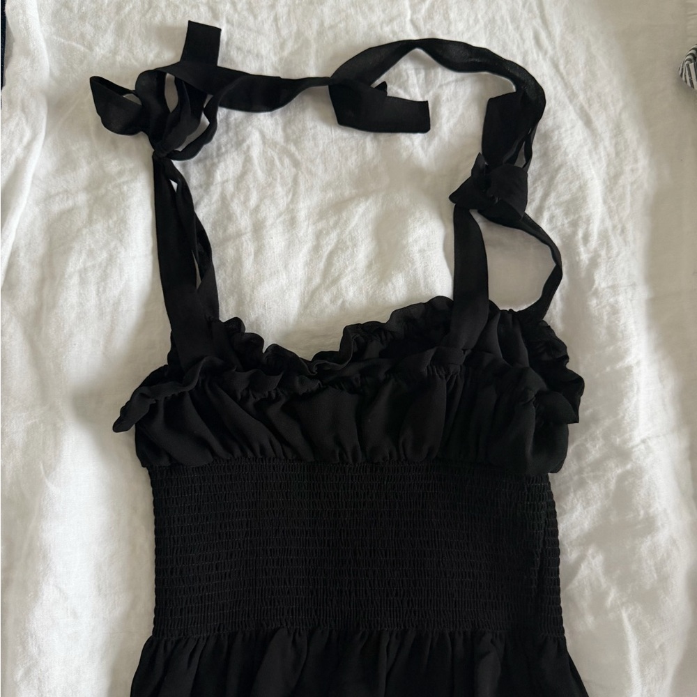 Wilfred Black Camisole with Tie Straps - Picture 4 of 4